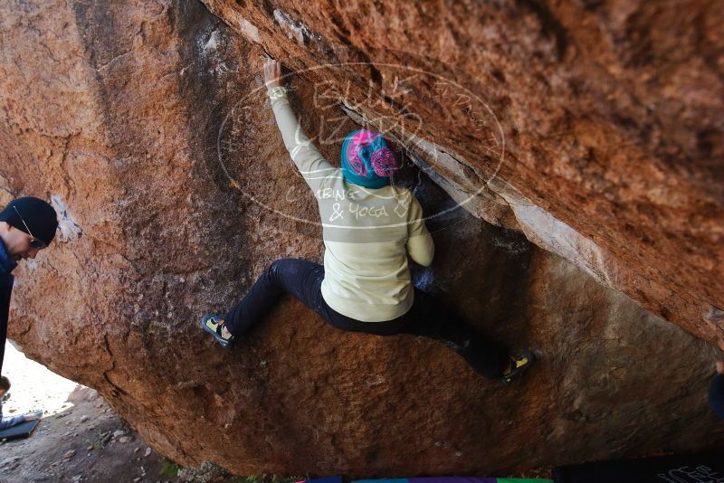 Bouldering in Hueco Tanks on 12/27/2019 with Blue Lizard Climbing and Yoga

Filename: SRM_20191227_1135040.jpg
Aperture: f/5.6
Shutter Speed: 1/250
Body: Canon EOS-1D Mark II
Lens: Canon EF 16-35mm f/2.8 L