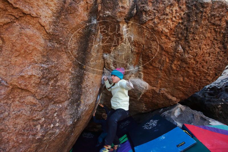 Bouldering in Hueco Tanks on 12/27/2019 with Blue Lizard Climbing and Yoga

Filename: SRM_20191227_1143430.jpg
Aperture: f/5.0
Shutter Speed: 1/250
Body: Canon EOS-1D Mark II
Lens: Canon EF 16-35mm f/2.8 L