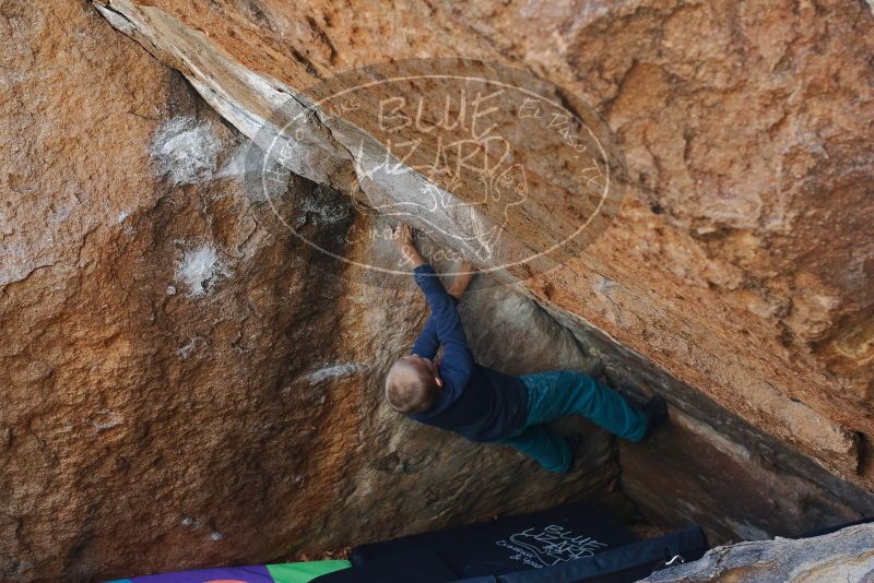 Bouldering in Hueco Tanks on 12/27/2019 with Blue Lizard Climbing and Yoga

Filename: SRM_20191227_1206350.jpg
Aperture: f/4.0
Shutter Speed: 1/320
Body: Canon EOS-1D Mark II
Lens: Canon EF 50mm f/1.8 II