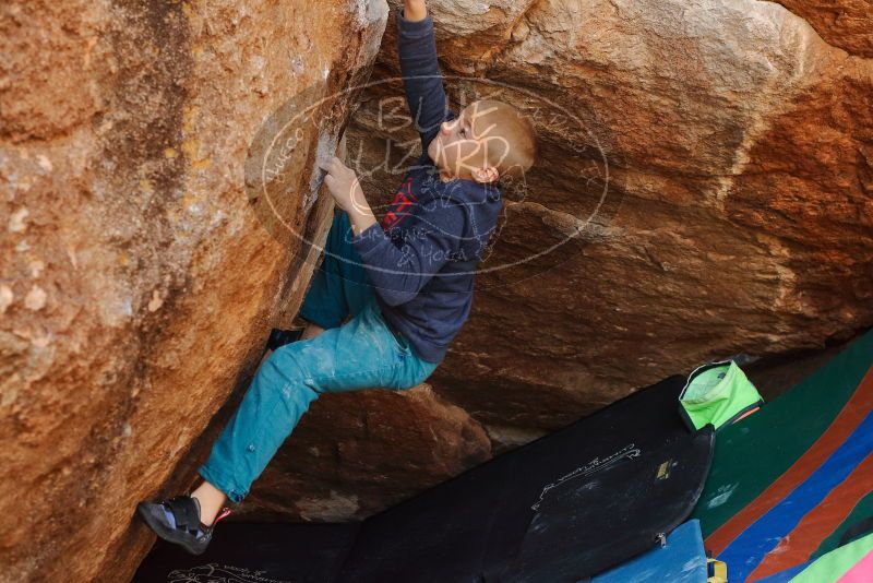 Bouldering in Hueco Tanks on 12/27/2019 with Blue Lizard Climbing and Yoga

Filename: SRM_20191227_1306490.jpg
Aperture: f/5.0
Shutter Speed: 1/320
Body: Canon EOS-1D Mark II
Lens: Canon EF 50mm f/1.8 II