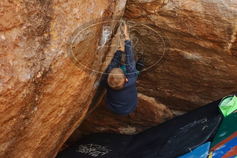 Bouldering in Hueco Tanks on 12/27/2019 with Blue Lizard Climbing and Yoga

Filename: SRM_20191227_1309360.jpg
Aperture: f/4.0
Shutter Speed: 1/320
Body: Canon EOS-1D Mark II
Lens: Canon EF 50mm f/1.8 II