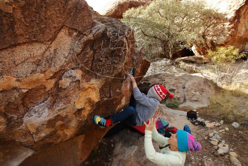 Bouldering in Hueco Tanks on 12/27/2019 with Blue Lizard Climbing and Yoga

Filename: SRM_20191227_1333050.jpg
Aperture: f/7.1
Shutter Speed: 1/320
Body: Canon EOS-1D Mark II
Lens: Canon EF 16-35mm f/2.8 L