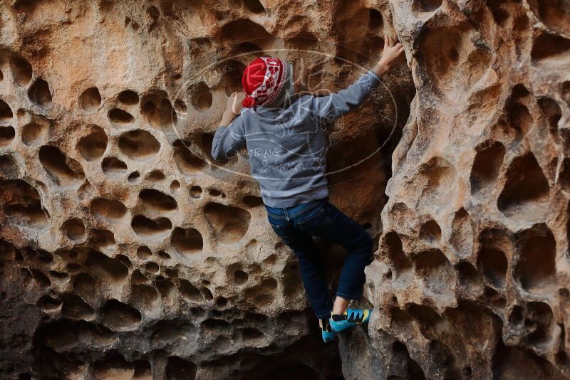 Bouldering in Hueco Tanks on 12/27/2019 with Blue Lizard Climbing and Yoga

Filename: SRM_20191227_1601330.jpg
Aperture: f/2.8
Shutter Speed: 1/160
Body: Canon EOS-1D Mark II
Lens: Canon EF 50mm f/1.8 II