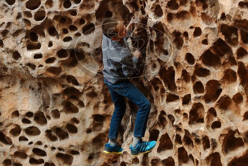 Bouldering in Hueco Tanks on 12/27/2019 with Blue Lizard Climbing and Yoga

Filename: SRM_20191227_1606410.jpg
Aperture: f/2.8
Shutter Speed: 1/200
Body: Canon EOS-1D Mark II
Lens: Canon EF 50mm f/1.8 II