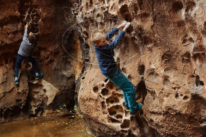 Bouldering in Hueco Tanks on 12/27/2019 with Blue Lizard Climbing and Yoga

Filename: SRM_20191227_1609040.jpg
Aperture: f/3.2
Shutter Speed: 1/125
Body: Canon EOS-1D Mark II
Lens: Canon EF 50mm f/1.8 II