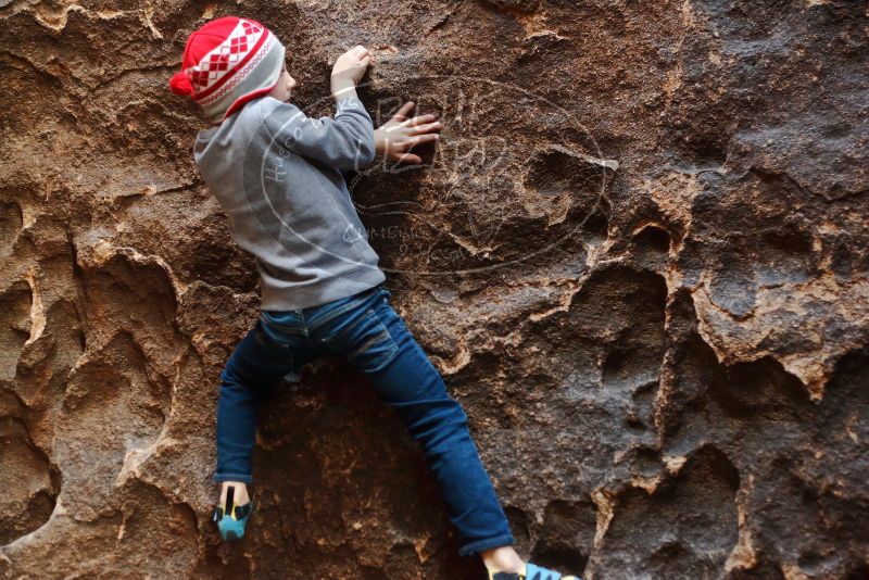 Bouldering in Hueco Tanks on 12/27/2019 with Blue Lizard Climbing and Yoga

Filename: SRM_20191227_1615250.jpg
Aperture: f/2.8
Shutter Speed: 1/125
Body: Canon EOS-1D Mark II
Lens: Canon EF 50mm f/1.8 II