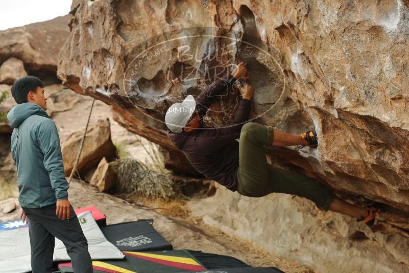 Bouldering in Hueco Tanks on 12/28/2019 with Blue Lizard Climbing and Yoga

Filename: SRM_20191228_1105590.jpg
Aperture: f/4.0
Shutter Speed: 1/250
Body: Canon EOS-1D Mark II
Lens: Canon EF 50mm f/1.8 II