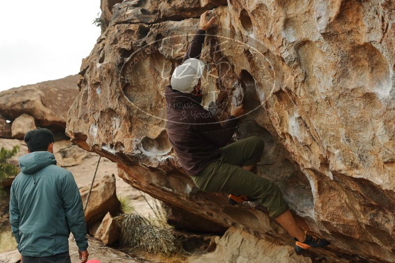 Bouldering in Hueco Tanks on 12/28/2019 with Blue Lizard Climbing and Yoga

Filename: SRM_20191228_1106060.jpg
Aperture: f/4.0
Shutter Speed: 1/250
Body: Canon EOS-1D Mark II
Lens: Canon EF 50mm f/1.8 II