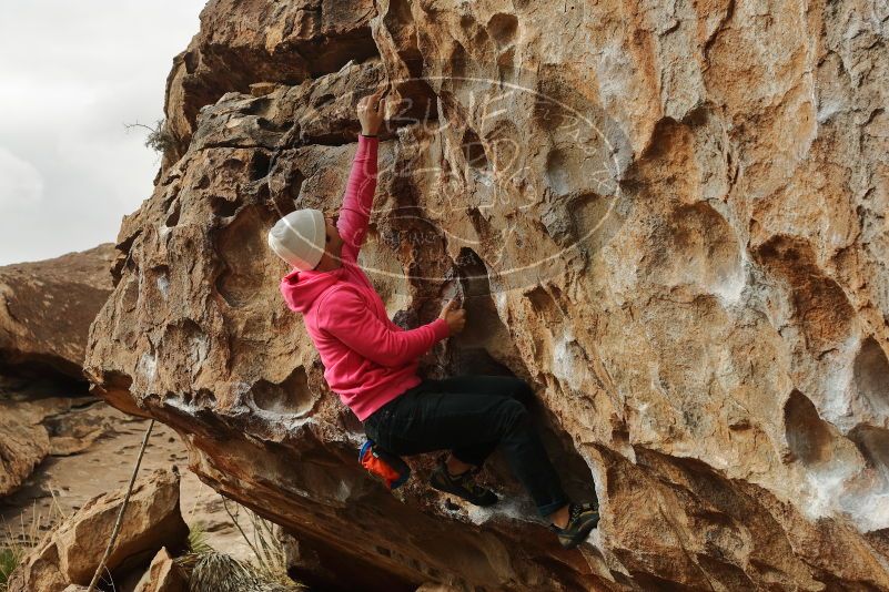 Bouldering in Hueco Tanks on 12/28/2019 with Blue Lizard Climbing and Yoga

Filename: SRM_20191228_1107590.jpg
Aperture: f/5.6
Shutter Speed: 1/250
Body: Canon EOS-1D Mark II
Lens: Canon EF 50mm f/1.8 II