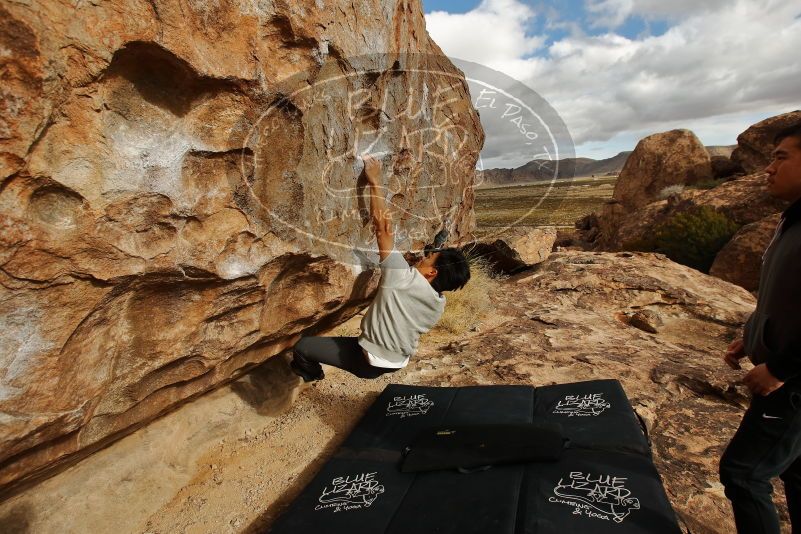 Bouldering in Hueco Tanks on 12/28/2019 with Blue Lizard Climbing and Yoga

Filename: SRM_20191228_1112350.jpg
Aperture: f/5.6
Shutter Speed: 1/400
Body: Canon EOS-1D Mark II
Lens: Canon EF 16-35mm f/2.8 L