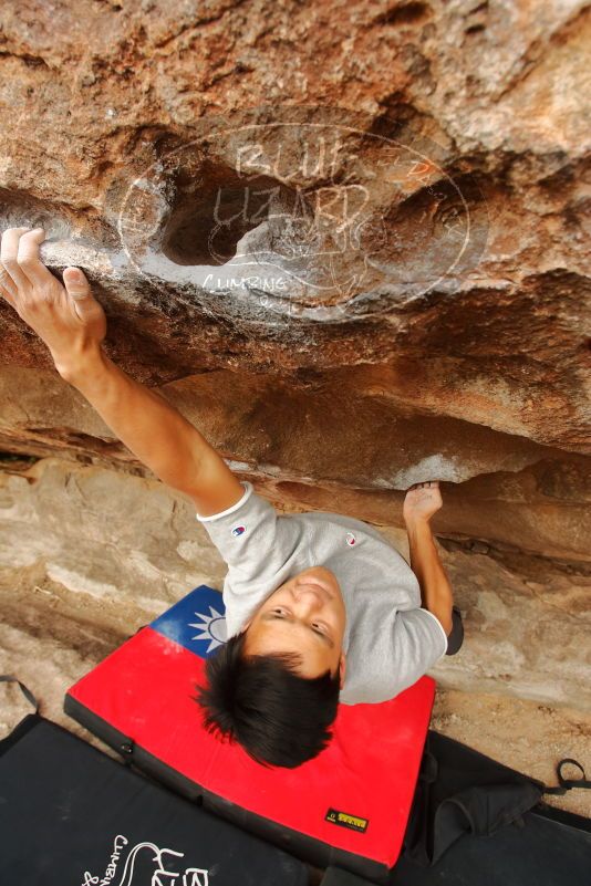 Bouldering in Hueco Tanks on 12/28/2019 with Blue Lizard Climbing and Yoga

Filename: SRM_20191228_1115230.jpg
Aperture: f/4.5
Shutter Speed: 1/400
Body: Canon EOS-1D Mark II
Lens: Canon EF 16-35mm f/2.8 L