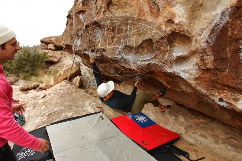 Bouldering in Hueco Tanks on 12/28/2019 with Blue Lizard Climbing and Yoga

Filename: SRM_20191228_1122220.jpg
Aperture: f/4.5
Shutter Speed: 1/400
Body: Canon EOS-1D Mark II
Lens: Canon EF 16-35mm f/2.8 L