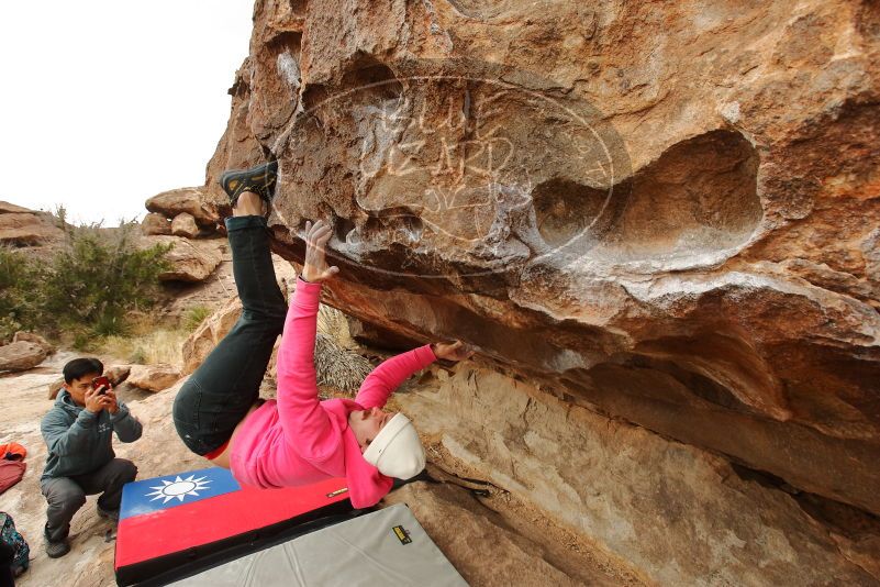 Bouldering in Hueco Tanks on 12/28/2019 with Blue Lizard Climbing and Yoga

Filename: SRM_20191228_1139290.jpg
Aperture: f/6.3
Shutter Speed: 1/250
Body: Canon EOS-1D Mark II
Lens: Canon EF 16-35mm f/2.8 L