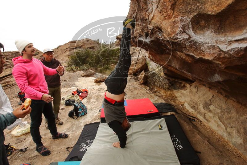 Bouldering in Hueco Tanks on 12/28/2019 with Blue Lizard Climbing and Yoga

Filename: SRM_20191228_1142580.jpg
Aperture: f/6.3
Shutter Speed: 1/250
Body: Canon EOS-1D Mark II
Lens: Canon EF 16-35mm f/2.8 L