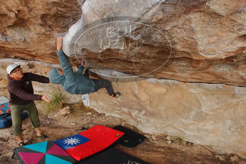 Bouldering in Hueco Tanks on 12/28/2019 with Blue Lizard Climbing and Yoga

Filename: SRM_20191228_1212070.jpg
Aperture: f/5.6
Shutter Speed: 1/250
Body: Canon EOS-1D Mark II
Lens: Canon EF 16-35mm f/2.8 L