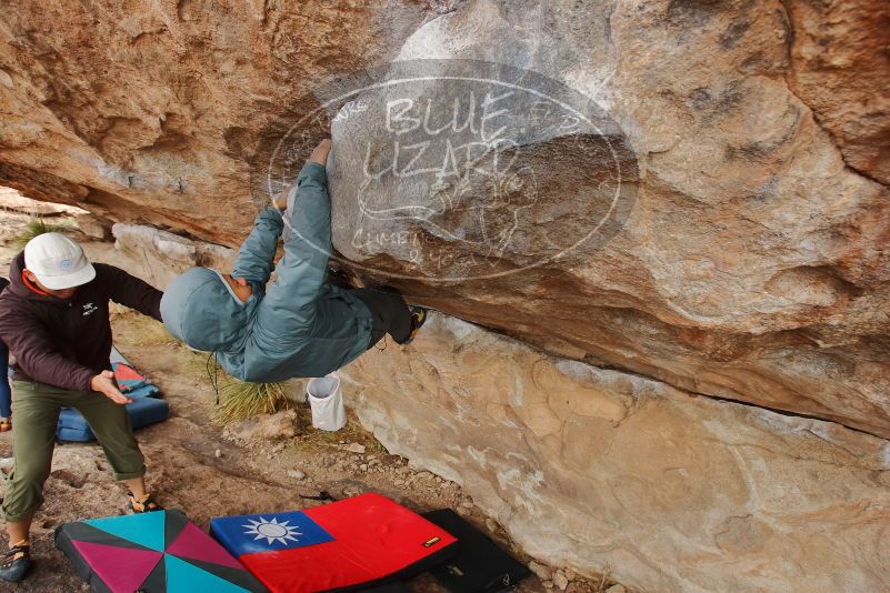 Bouldering in Hueco Tanks on 12/28/2019 with Blue Lizard Climbing and Yoga

Filename: SRM_20191228_1212110.jpg
Aperture: f/5.6
Shutter Speed: 1/250
Body: Canon EOS-1D Mark II
Lens: Canon EF 16-35mm f/2.8 L