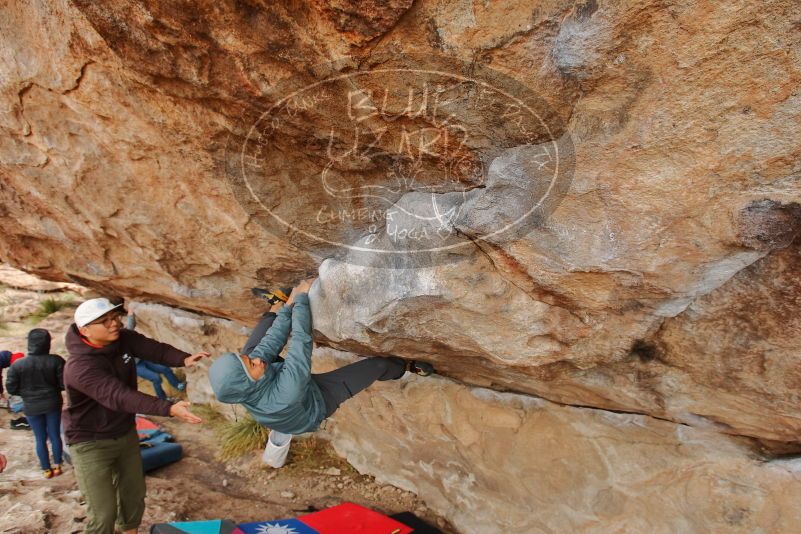 Bouldering in Hueco Tanks on 12/28/2019 with Blue Lizard Climbing and Yoga

Filename: SRM_20191228_1212170.jpg
Aperture: f/6.3
Shutter Speed: 1/250
Body: Canon EOS-1D Mark II
Lens: Canon EF 16-35mm f/2.8 L