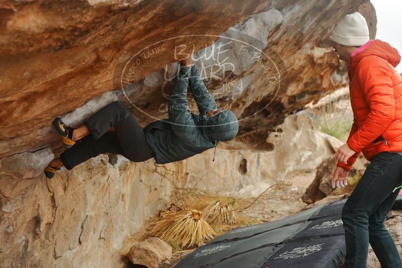 Bouldering in Hueco Tanks on 12/28/2019 with Blue Lizard Climbing and Yoga

Filename: SRM_20191228_1248550.jpg
Aperture: f/3.5
Shutter Speed: 1/400
Body: Canon EOS-1D Mark II
Lens: Canon EF 50mm f/1.8 II