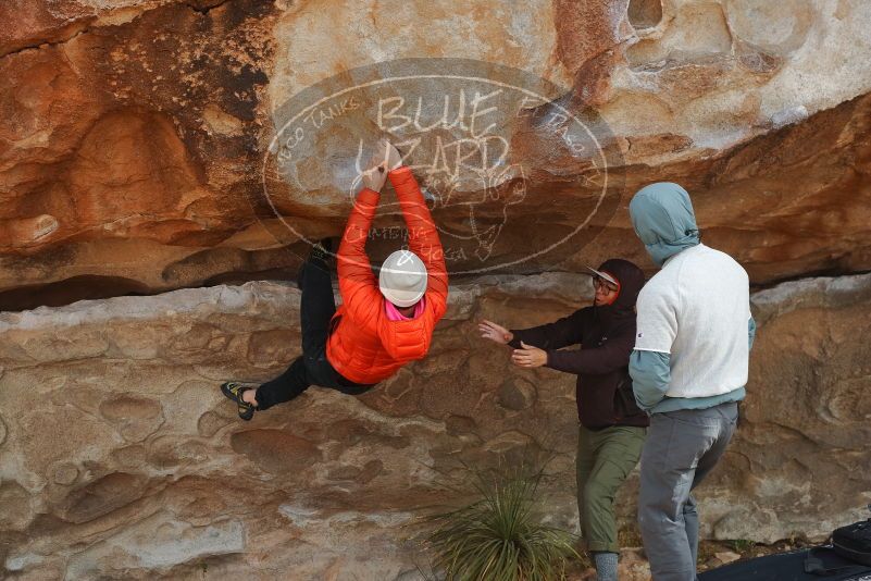 Bouldering in Hueco Tanks on 12/28/2019 with Blue Lizard Climbing and Yoga

Filename: SRM_20191228_1320430.jpg
Aperture: f/5.6
Shutter Speed: 1/400
Body: Canon EOS-1D Mark II
Lens: Canon EF 50mm f/1.8 II