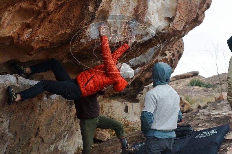 Bouldering in Hueco Tanks on 12/28/2019 with Blue Lizard Climbing and Yoga

Filename: SRM_20191228_1334570.jpg
Aperture: f/4.5
Shutter Speed: 1/400
Body: Canon EOS-1D Mark II
Lens: Canon EF 50mm f/1.8 II