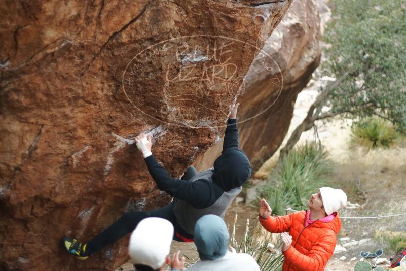 Bouldering in Hueco Tanks on 12/28/2019 with Blue Lizard Climbing and Yoga

Filename: SRM_20191228_1449220.jpg
Aperture: f/1.8
Shutter Speed: 1/320
Body: Canon EOS-1D Mark II
Lens: Canon EF 50mm f/1.8 II