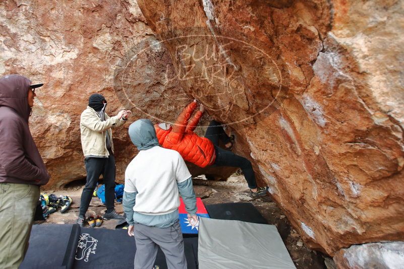 Bouldering in Hueco Tanks on 12/28/2019 with Blue Lizard Climbing and Yoga

Filename: SRM_20191228_1548040.jpg
Aperture: f/3.5
Shutter Speed: 1/250
Body: Canon EOS-1D Mark II
Lens: Canon EF 16-35mm f/2.8 L