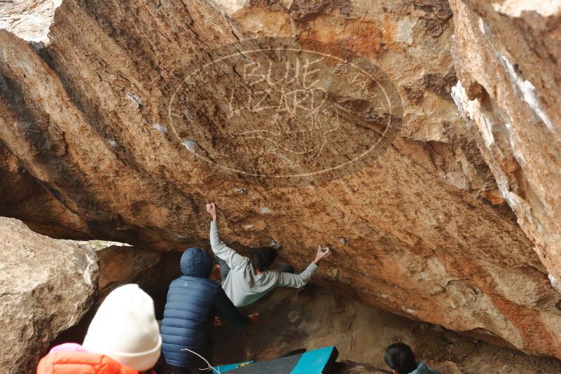 Bouldering in Hueco Tanks on 12/28/2019 with Blue Lizard Climbing and Yoga

Filename: SRM_20191228_1636040.jpg
Aperture: f/8.0
Shutter Speed: 1/250
Body: Canon EOS-1D Mark II
Lens: Canon EF 50mm f/1.8 II