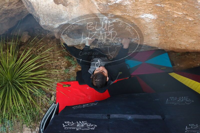 Bouldering in Hueco Tanks on 12/28/2019 with Blue Lizard Climbing and Yoga

Filename: SRM_20191228_1642000.jpg
Aperture: f/4.0
Shutter Speed: 1/250
Body: Canon EOS-1D Mark II
Lens: Canon EF 50mm f/1.8 II