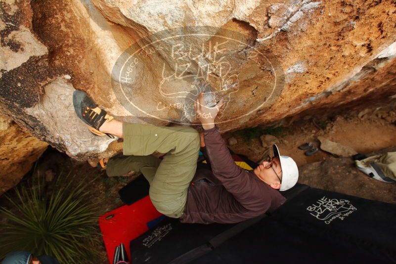 Bouldering in Hueco Tanks on 12/28/2019 with Blue Lizard Climbing and Yoga

Filename: SRM_20191228_1726100.jpg
Aperture: f/5.6
Shutter Speed: 1/250
Body: Canon EOS-1D Mark II
Lens: Canon EF 16-35mm f/2.8 L