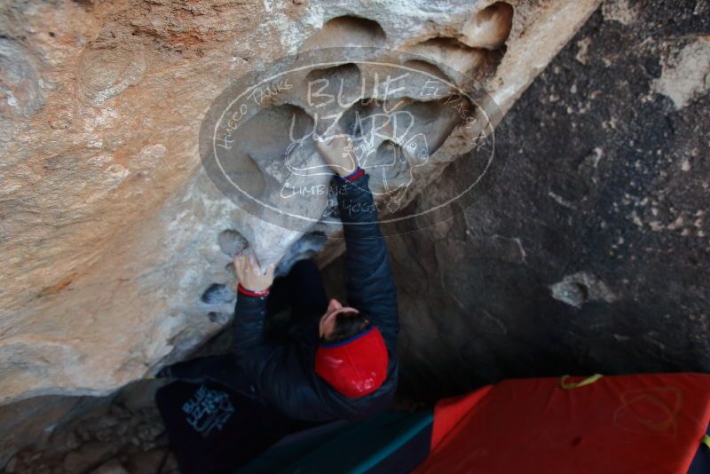 Bouldering in Hueco Tanks on 12/29/2019 with Blue Lizard Climbing and Yoga

Filename: SRM_20191229_1048370.jpg
Aperture: f/3.5
Shutter Speed: 1/250
Body: Canon EOS-1D Mark II
Lens: Canon EF 16-35mm f/2.8 L