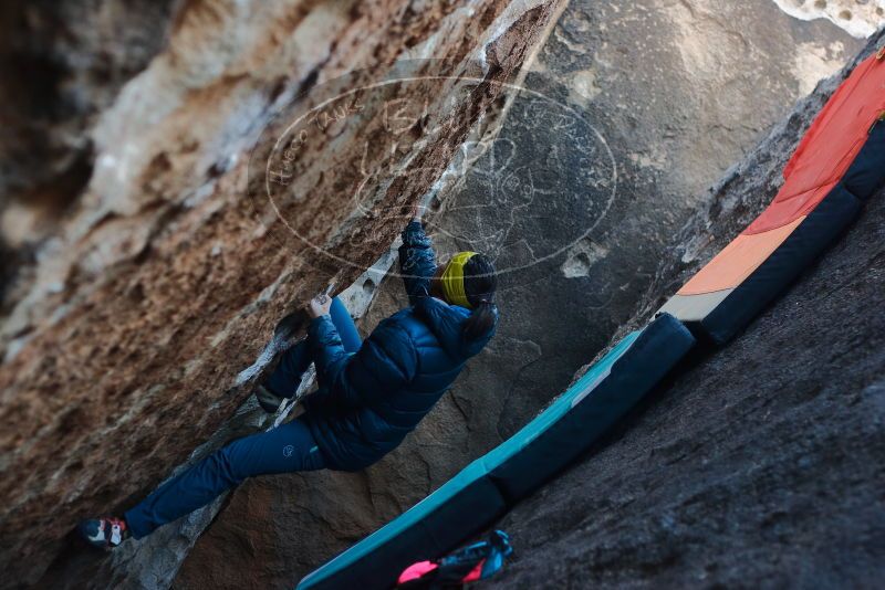 Bouldering in Hueco Tanks on 12/29/2019 with Blue Lizard Climbing and Yoga

Filename: SRM_20191229_1108370.jpg
Aperture: f/2.8
Shutter Speed: 1/250
Body: Canon EOS-1D Mark II
Lens: Canon EF 50mm f/1.8 II