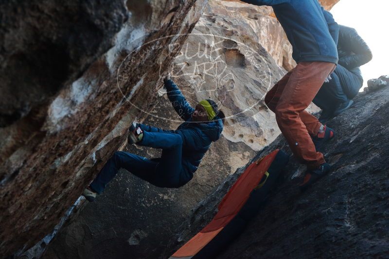 Bouldering in Hueco Tanks on 12/29/2019 with Blue Lizard Climbing and Yoga

Filename: SRM_20191229_1108560.jpg
Aperture: f/5.6
Shutter Speed: 1/250
Body: Canon EOS-1D Mark II
Lens: Canon EF 50mm f/1.8 II