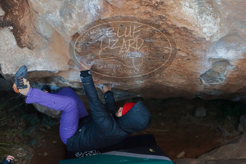 Bouldering in Hueco Tanks on 12/29/2019 with Blue Lizard Climbing and Yoga

Filename: SRM_20191229_1127070.jpg
Aperture: f/4.5
Shutter Speed: 1/250
Body: Canon EOS-1D Mark II
Lens: Canon EF 50mm f/1.8 II