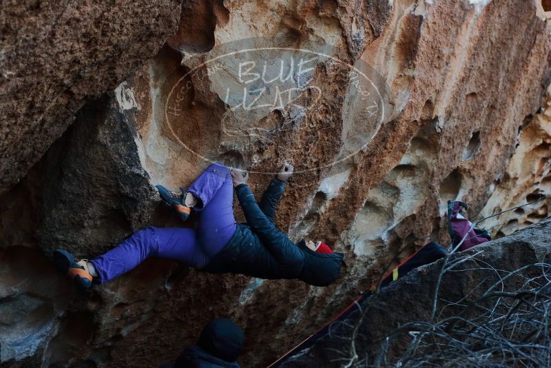 Bouldering in Hueco Tanks on 12/29/2019 with Blue Lizard Climbing and Yoga

Filename: SRM_20191229_1137530.jpg
Aperture: f/4.5
Shutter Speed: 1/250
Body: Canon EOS-1D Mark II
Lens: Canon EF 50mm f/1.8 II