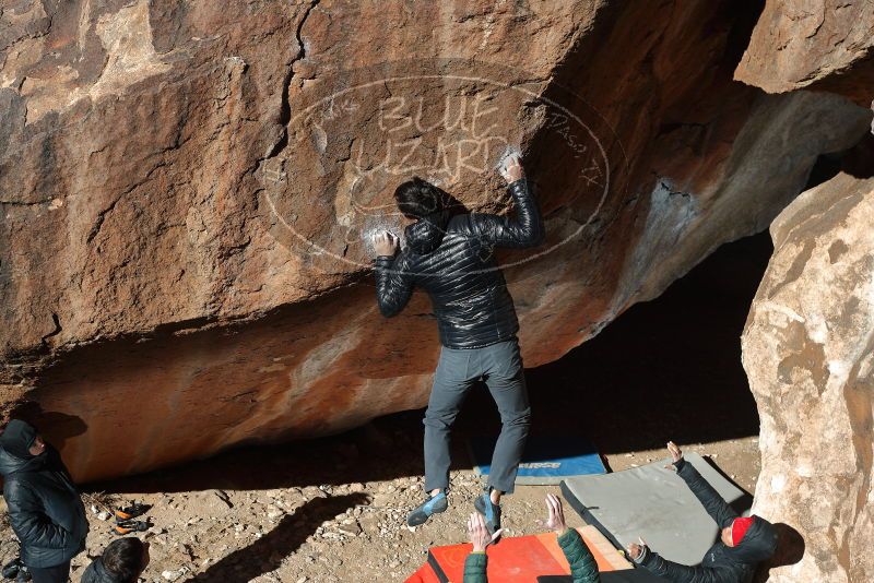 Bouldering in Hueco Tanks on 12/29/2019 with Blue Lizard Climbing and Yoga

Filename: SRM_20191229_1206590.jpg
Aperture: f/5.6
Shutter Speed: 1/250
Body: Canon EOS-1D Mark II
Lens: Canon EF 50mm f/1.8 II