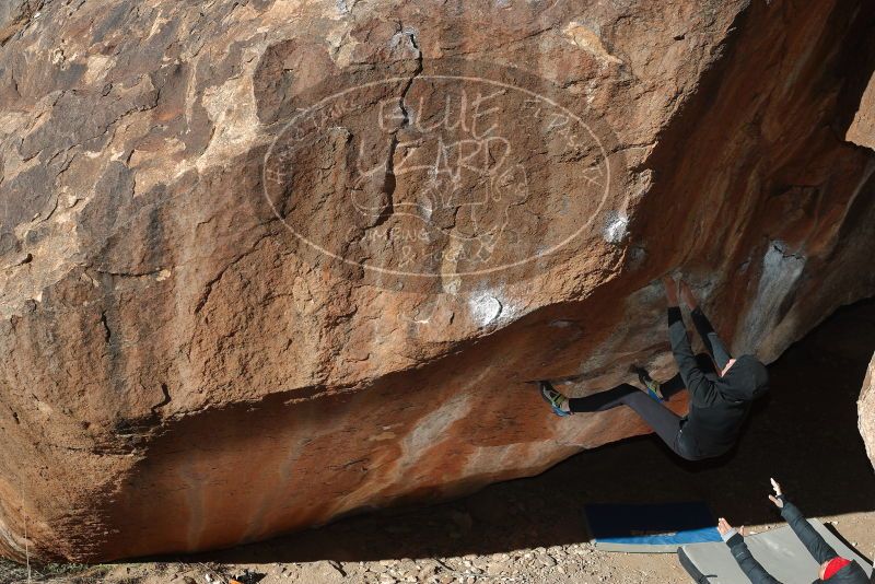 Bouldering in Hueco Tanks on 12/29/2019 with Blue Lizard Climbing and Yoga

Filename: SRM_20191229_1211030.jpg
Aperture: f/5.6
Shutter Speed: 1/250
Body: Canon EOS-1D Mark II
Lens: Canon EF 50mm f/1.8 II