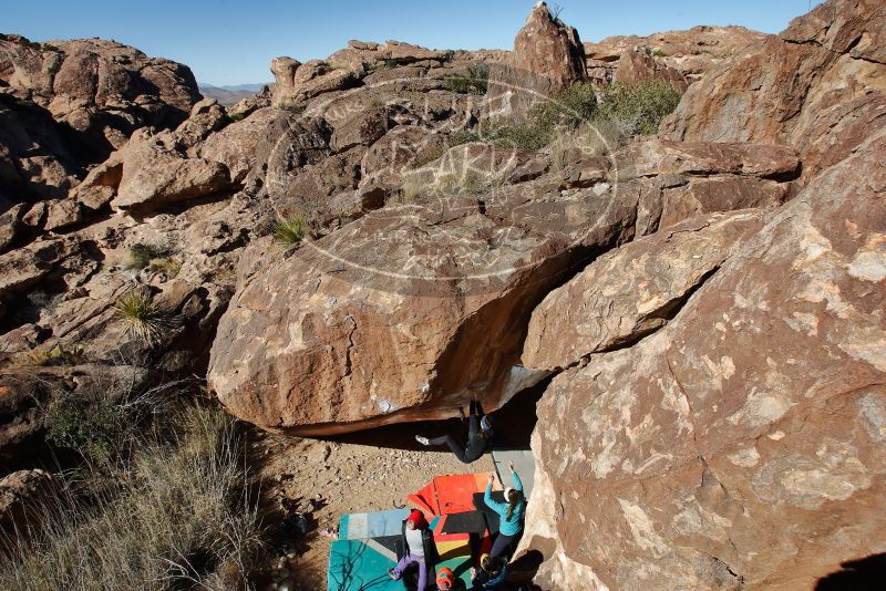 Bouldering in Hueco Tanks on 12/29/2019 with Blue Lizard Climbing and Yoga

Filename: SRM_20191229_1227350.jpg
Aperture: f/8.0
Shutter Speed: 1/250
Body: Canon EOS-1D Mark II
Lens: Canon EF 16-35mm f/2.8 L