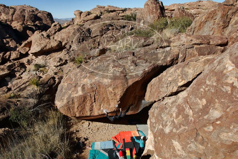 Bouldering in Hueco Tanks on 12/29/2019 with Blue Lizard Climbing and Yoga

Filename: SRM_20191229_1227490.jpg
Aperture: f/8.0
Shutter Speed: 1/250
Body: Canon EOS-1D Mark II
Lens: Canon EF 16-35mm f/2.8 L