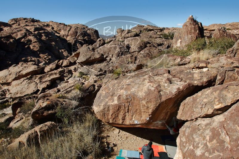 Bouldering in Hueco Tanks on 12/29/2019 with Blue Lizard Climbing and Yoga

Filename: SRM_20191229_1251480.jpg
Aperture: f/8.0
Shutter Speed: 1/250
Body: Canon EOS-1D Mark II
Lens: Canon EF 16-35mm f/2.8 L