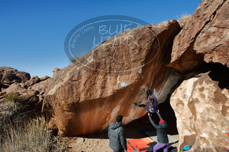 Bouldering in Hueco Tanks on 12/29/2019 with Blue Lizard Climbing and Yoga

Filename: SRM_20191229_1258560.jpg
Aperture: f/8.0
Shutter Speed: 1/250
Body: Canon EOS-1D Mark II
Lens: Canon EF 16-35mm f/2.8 L