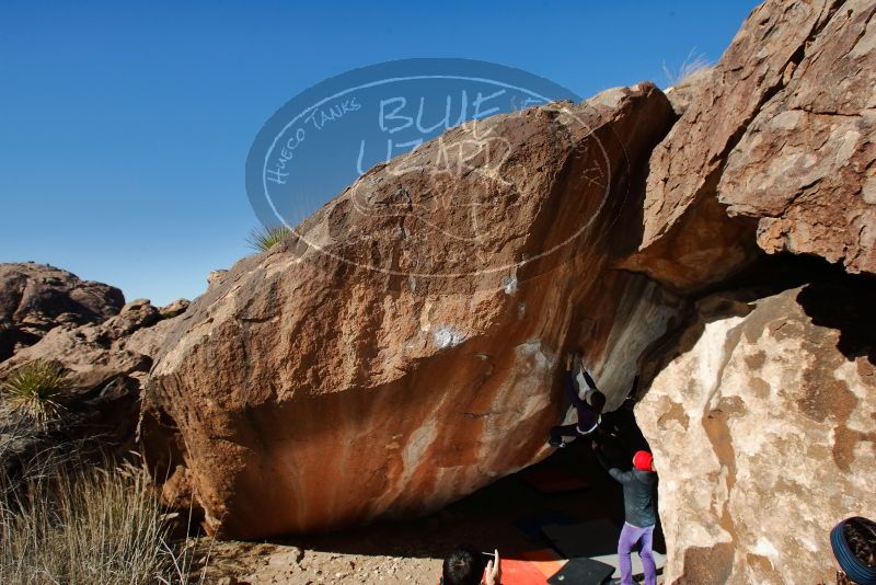 Bouldering in Hueco Tanks on 12/29/2019 with Blue Lizard Climbing and Yoga

Filename: SRM_20191229_1320360.jpg
Aperture: f/8.0
Shutter Speed: 1/250
Body: Canon EOS-1D Mark II
Lens: Canon EF 16-35mm f/2.8 L