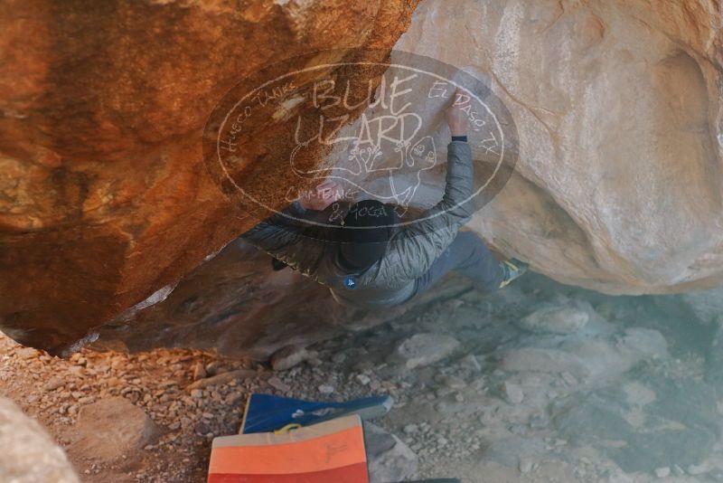 Bouldering in Hueco Tanks on 12/29/2019 with Blue Lizard Climbing and Yoga

Filename: SRM_20191229_1356190.jpg
Aperture: f/3.5
Shutter Speed: 1/320
Body: Canon EOS-1D Mark II
Lens: Canon EF 50mm f/1.8 II