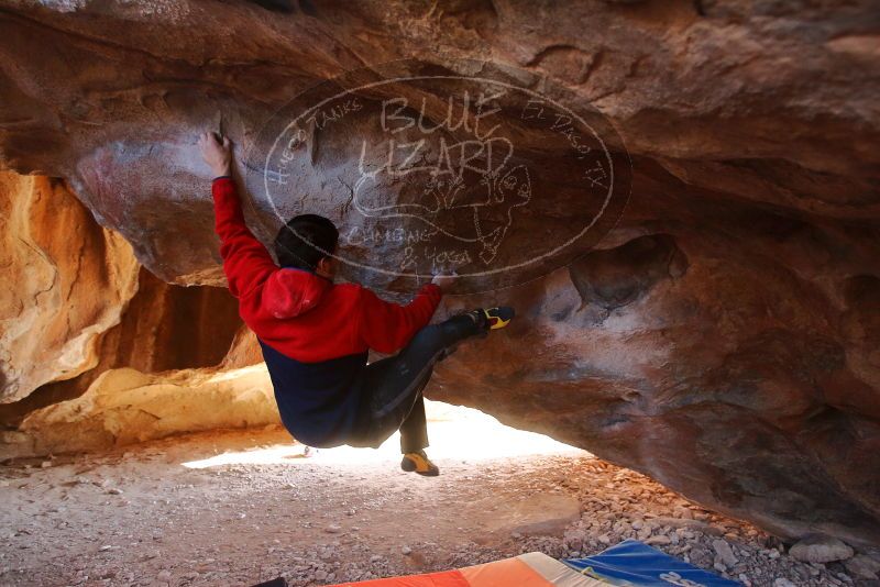 Bouldering in Hueco Tanks on 12/29/2019 with Blue Lizard Climbing and Yoga

Filename: SRM_20191229_1432170.jpg
Aperture: f/3.2
Shutter Speed: 1/250
Body: Canon EOS-1D Mark II
Lens: Canon EF 16-35mm f/2.8 L