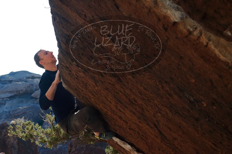 Bouldering in Hueco Tanks on 12/29/2019 with Blue Lizard Climbing and Yoga

Filename: SRM_20191229_1614030.jpg
Aperture: f/8.0
Shutter Speed: 1/320
Body: Canon EOS-1D Mark II
Lens: Canon EF 50mm f/1.8 II