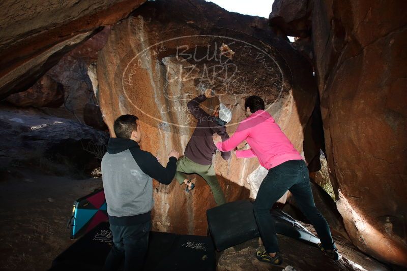 Bouldering in Hueco Tanks on 12/30/2019 with Blue Lizard Climbing and Yoga

Filename: SRM_20191230_1131270.jpg
Aperture: f/5.6
Shutter Speed: 1/250
Body: Canon EOS-1D Mark II
Lens: Canon EF 16-35mm f/2.8 L