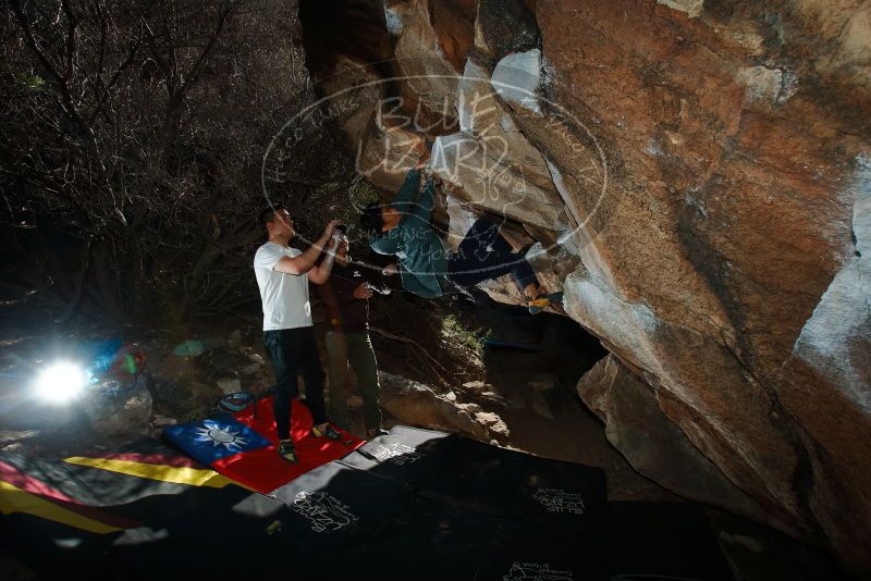 Bouldering in Hueco Tanks on 12/30/2019 with Blue Lizard Climbing and Yoga

Filename: SRM_20191230_1217050.jpg
Aperture: f/8.0
Shutter Speed: 1/250
Body: Canon EOS-1D Mark II
Lens: Canon EF 16-35mm f/2.8 L