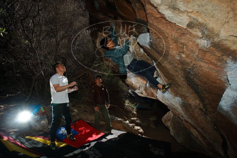 Bouldering in Hueco Tanks on 12/30/2019 with Blue Lizard Climbing and Yoga

Filename: SRM_20191230_1217130.jpg
Aperture: f/8.0
Shutter Speed: 1/250
Body: Canon EOS-1D Mark II
Lens: Canon EF 16-35mm f/2.8 L