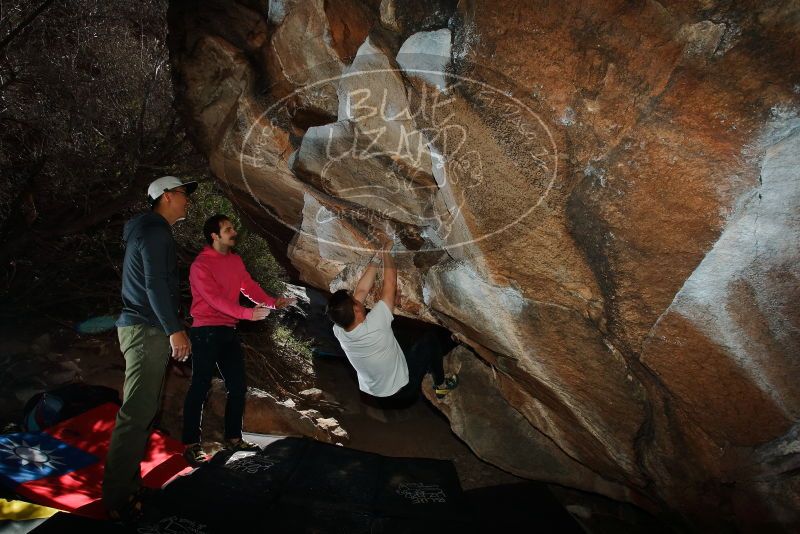 Bouldering in Hueco Tanks on 12/30/2019 with Blue Lizard Climbing and Yoga

Filename: SRM_20191230_1222370.jpg
Aperture: f/8.0
Shutter Speed: 1/250
Body: Canon EOS-1D Mark II
Lens: Canon EF 16-35mm f/2.8 L