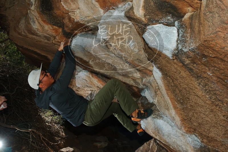 Bouldering in Hueco Tanks on 12/30/2019 with Blue Lizard Climbing and Yoga

Filename: SRM_20191230_1228180.jpg
Aperture: f/8.0
Shutter Speed: 1/250
Body: Canon EOS-1D Mark II
Lens: Canon EF 16-35mm f/2.8 L