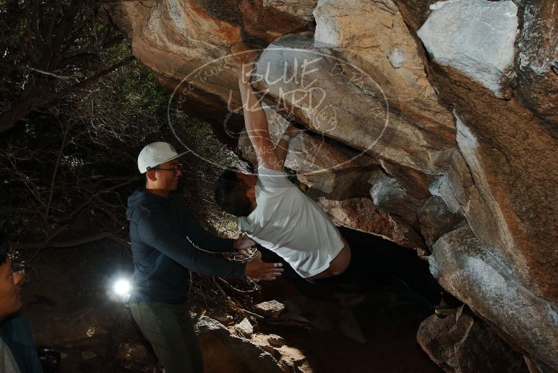 Bouldering in Hueco Tanks on 12/30/2019 with Blue Lizard Climbing and Yoga

Filename: SRM_20191230_1234150.jpg
Aperture: f/8.0
Shutter Speed: 1/250
Body: Canon EOS-1D Mark II
Lens: Canon EF 16-35mm f/2.8 L